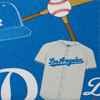 MLB Dodgers Top Zip Crossbody