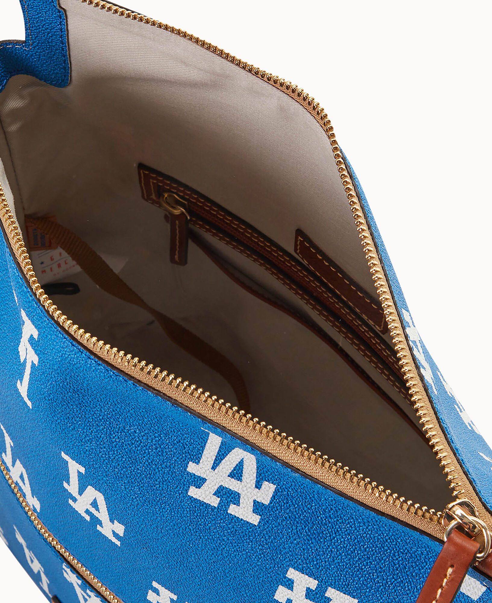 Dooney & Bourke MLB Dodgers Large Zip Around Wristlet