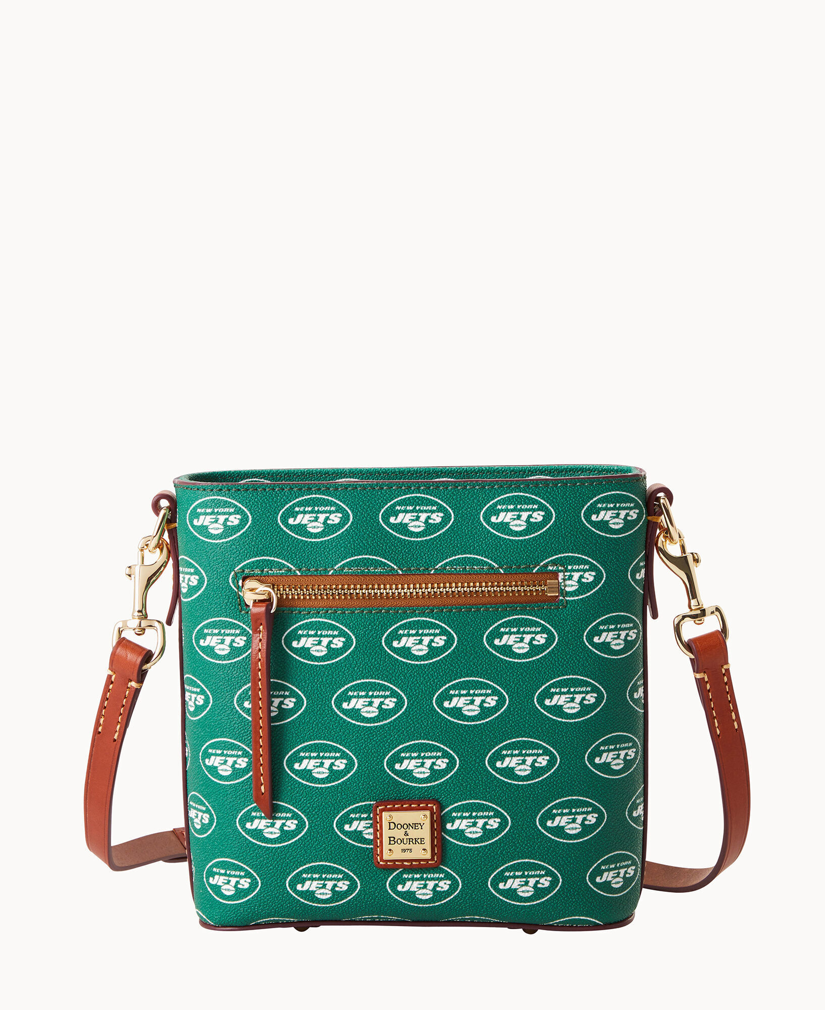 Women's Dooney & Bourke New York Jets Triple-Zip Crossbody Bag