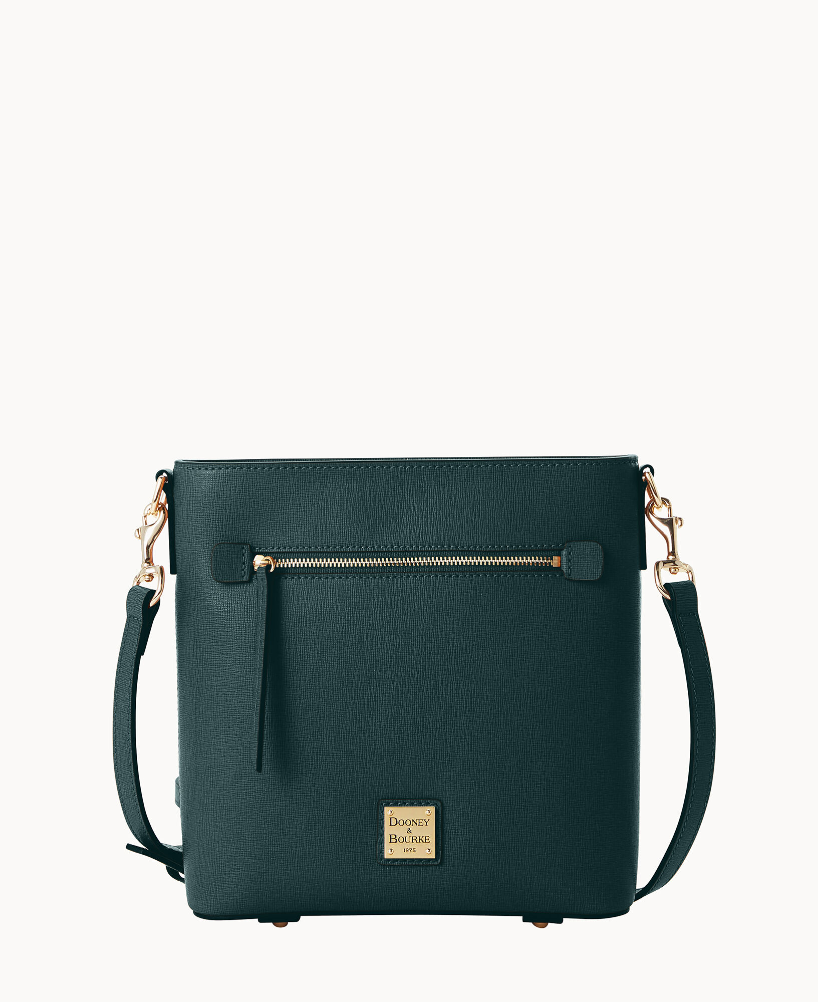 Dooney & Bourke Handbag, Saffiano Small Zip Crossbody - Ivy