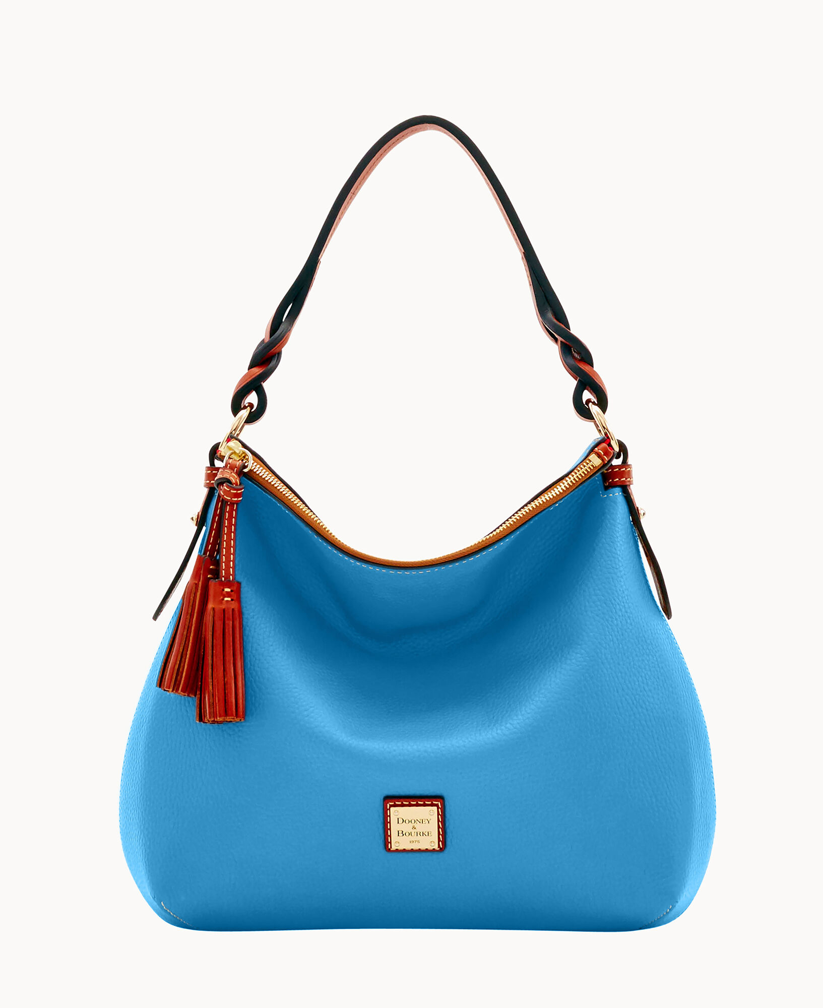 Dooney and Bourke Handbags - Leather Blue Shoulder Hobo Bag