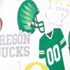 Collegiate University of Oregon Stadium Wristlet