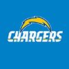NFL Chargers Continental Clutch